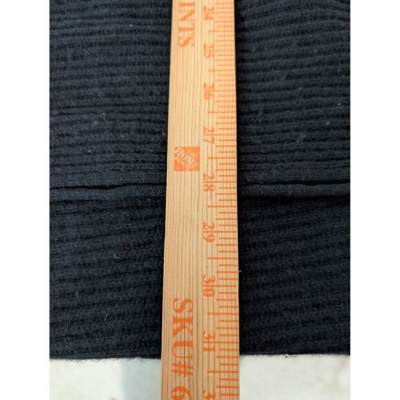 Halogen Cashmere Ribbed Sweater Womens One Size Black 3/4 Sleeves Knit Pullover - Picture 8 of 10